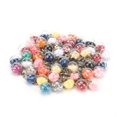 thumbnail image 1 of 50 borlas de bolas de cristal transparente para hacer joyas de bricolaje, cuentas de dijes de moda perfectas para collares, pulseras y aretes, 1 of 8