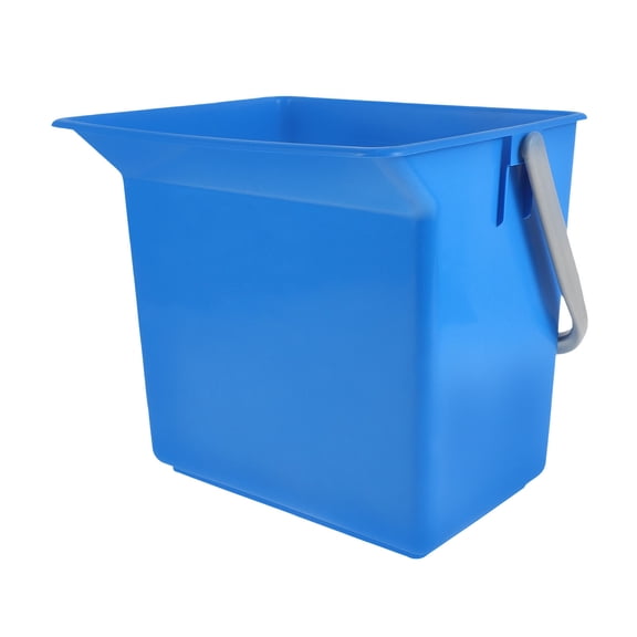 BESTYASH Versatile Blue Plastic Bucket for Home Use with Handle and Spout for Easy Pouring