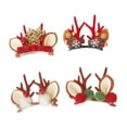 thumbnail image 1 of 4 Pinzas para el Pelo CUTICAT Accesorios de Cabello de Reno, 1 of 8
