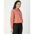 thumbnail image 3 of Moomaya Long Sleeve Spread Collar Shirt Cotton Shirt - Women's Casual Shirt, 3 of 9