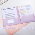 thumbnail image 5 of Plastic Folders with Pockets,Poly 2-Pocket Folder,Colorful Plastic Folders with 2 Pockets for Letter Size Paper,File Folder for School&Office Home Business,Office Supplies, 5 of 6