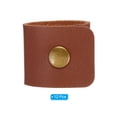 thumbnail image 3 of Uxcell 12Pcs Leather Napkin Rings Rustic Table Decor Thanksgiving Brown, 3 of 7