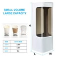 thumbnail image 5 of IWNTWY Pull Type Cup Dispenser, Wall Mounted Bathroom Cup Holder, 3oz - 5oz Water Cooler Disposable Cup Dispenser with Paste Plate, 5 of 8