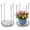Black, variant on 2 Pack Adjustable Planter Insert for 10–18" Large Pots, Stainless Steel Plant Riser with Chains and Hooks,
