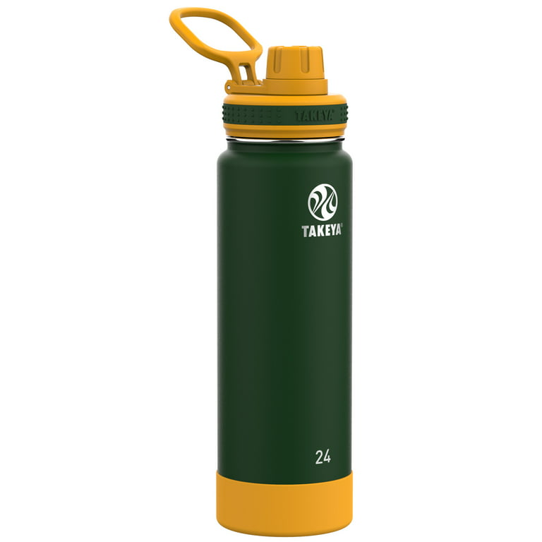 Takeya Actives Insulated Spout 24 oz. Water Bottle 24Hrs Cold/12Hrs Hot  Metal