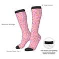 thumbnail image 4 of Balery Pink Donut Calcetines novedosos Calcetines deportivos Calcetines hasta la rodilla Calcetines de algodón Calcetines originales y geniales, 4 of 6