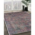 thumbnail image 3 of Ahgly Company Machine Washable Indoor Rectangle Industrial Modern Purple Area Rugs, 8' x 12', 3 of 7