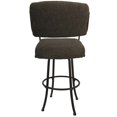 thumbnail image 2 of Swivel Counter Metal Bar Stool 26" - M-110 - Sanora Brown - Coffee, 2 of 2