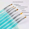 thumbnail image 7 of UDIYO Nail Brush Fine Handle Professional Nail Art Tool Drawing Pen Nail Liner Brush for Manicurist, 7 of 7
