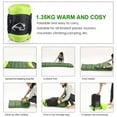 thumbnail image 2 of JIAN YA NA Sleeping Bags for Adults Kids Boys Girls Backpacking Hiking Camping Waterproof Indoor Outdoor Use Portable Lightweight(Green，Left), 2 of 8