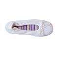 thumbnail image 2 of Isotoner Terry Ballerina White w/stripe Medium (6.5-7.5), 2 of 5