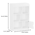 thumbnail image 5 of Jopath Kids Bookcase,Freestanding Shelves Bookshelf with 6 Compartments for Bedroom Living Room Office,White, 5 of 7