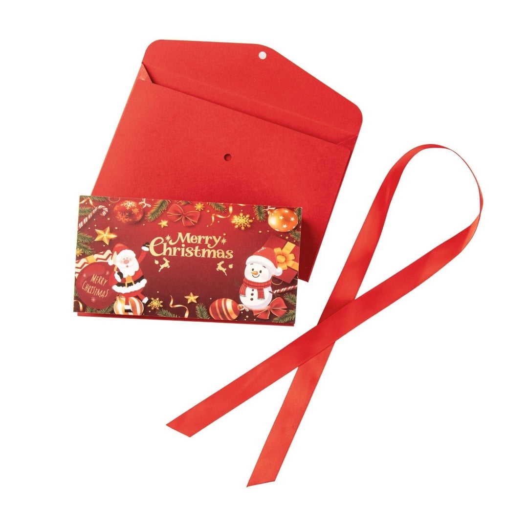 Christmas Cash Gift Envelopes, 2025 New Creative Christmas Card Money Holders for Cash Surprise Envelope, Xmas with 10 Slots for Santa Supplies, Party Gifts for Men Women Girls Boys