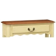 thumbnail image 3 of Leick Furniture Wave Wood Console Table in Ivory Finish, 3 of 5