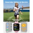 thumbnail image 2 of BIGGERFIVE Pulsera Actividad Niñas 3 a 14 años, Reloj Inteligente con Podómetro, Frecuencia cardíaca, Resistente al Agua 5 ATM, Monitor de Sueño, Despertador, Juegos de Rompecabezas, 2 of 5