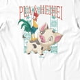 thumbnail image 3 of Disney Moana Pua And Hei Hei Frame Women's T Shirt (White, S-XXL), 3 of 4
