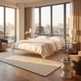 thumbnail image 6 of Safavieh Couture Home Eliza Contemporary Gold Metal Bed, Queen Queen Gold, 6 of 6