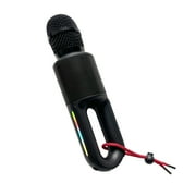 Singing Machine Move Microphone with Lighting Effects and Bluetooth, SMM575, Black