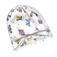 thumbnail image 4 of Beanie Hats for Men and Women, Colorful Beetles Butterflies Patterns Adult Unisex Knit Hat Winter Warm Skull Cap, 4 of 7