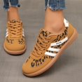 thumbnail image 3 of Women's Fashionable Lace Up Low Top Casual Flat Sneakers, Comfortable Sports Walking Shoes for Daily Wear, Female Round Toe Shoes, 3 of 12