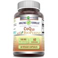 thumbnail image 1 of Suplemento Dietético Amazing Nutrition CoQ10 + Bioperine 60 Softgels, 1 of 3