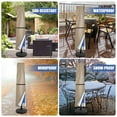 thumbnail image 2 of Bgsha Waterproof Parasol Cover with Telescopic Pole - UV & Wind Resistant Protection!, 2 of 9