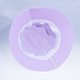 thumbnail image 4 of Sombrero de cubo de algodón Sombrero de playa de color sólido Sombreros de sol de viaje de verano Gorra de pescador (púrpura claro) brillar Electrónica, 4 of 5