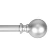 thumbnail image 3 of UTOPIA ALLEY Wall Mounted 3/4 Inch Curtain Rod - Curtain Rods For Windows 28 to 48 Inch, Adjustable Drapery Rods, Nickel Curtain Rods, Bedroom Curtain Rods, Tapestry Poles (Nickel, 28"-48"), 3 of 8