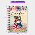 thumbnail image 5 of Freedom Miniature American Shepherd on Independence Day 4th of July Spiral Bound Journal MAS Dog Lover Gifts 5x7in Spiral Notebook - 01005, 5 of 5