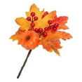 thumbnail image 1 of Morttic Artificial Maple Leaves Branches Autumn with Berry DIY Garland Decor A, 1 of 7