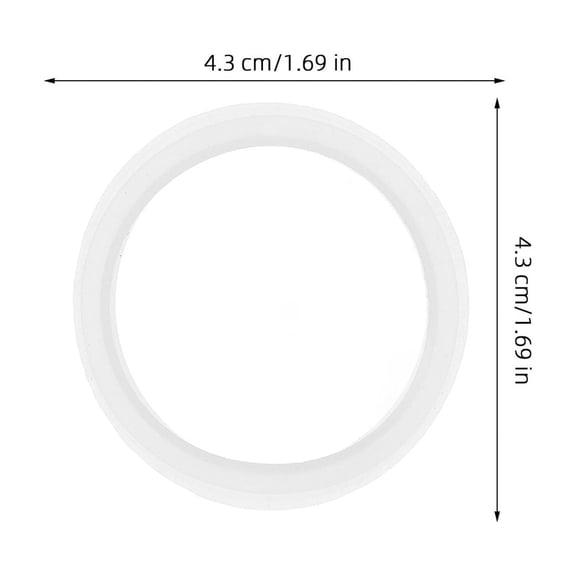 BESTYASH 10Pcs Transparent Silicone Sink Sealing Washers for Durable Kitchen Plumbing Use