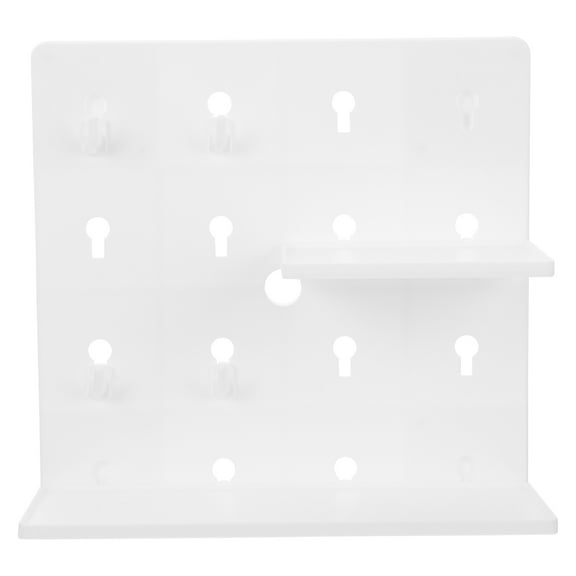 WHAMVOX Pegboard Shelf Holder ABS 1 Set 8.7x8.7in