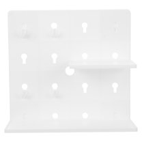 WHAMVOX Pegboard Shelf Holder ABS 1 Set 8.7x8.7in