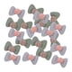 thumbnail image 3 of 20 piezas de lazos de tela sin clip, embalaje, suministros para manualidades, horquilla pequeña 10 grises y 10, 3 of 9