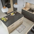 thumbnail image 5 of Paco Printed Kitchen Mat - Red & Gray Tile Design - 32" x 20" - Stylish & Durable - Ideal for Homeowners & Renters - Non Slip & Comfort Floor Mat, 5 of 5