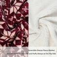thumbnail image 3 of Catalonia Sherpa Fleece Throw Blanket, Soft Plush Couch Blanket, TV Bed Blanket, Comfy Warm Heavy Throws, Comfort Caring Gift, Stella, 50" x 60", 3 of 6