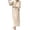 Khaki, variant on YuXingFu Summer Dresses for Women 2026 Midi Maxi V-Neck Plus Size Womens Dress Short Sleeve for Beach Long Casual Summer Khaki S
