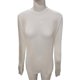 thumbnail image 3 of Chaqueta Top de cuello redondo para mujer Top de punto de ganchillo casual Slim Fit Color sólido Party Clubwear Kuymtek Blanco S para Mujer, 3 of 8