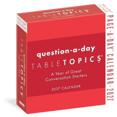 Tabletopics(r) Question-A-Day Page-A-Day(r) Calendar 2027: A Year of Great Conversation Starters, (Paperback)