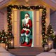 thumbnail image 5 of Tapiz navideño para puerta, colgante festivo, fácil de instalar y reutilizable, estilo festivo, para fiestas en casa, decoración de ventanas, decoración de temporada para el hogar. Blaxill, 5 of 9