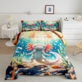 thumbnail image 2 of Castle Fairy Cartoon Axolotl Queen Comforter Set,Ocean Salamander Bedding Comforter Set, 2 of 8