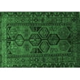 thumbnail image 1 of Ahgly Company Indoor Rectangle Persian Emerald Green Traditional Area Rugs, 7' x 9', 1 of 4