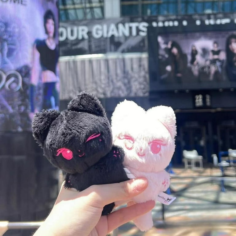 Kpop Idol Aespa Giselle Animal Doll Pink Cat Plush Doll Stuffed Toys