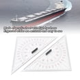 thumbnail image 3 of Règle de Dessin Graphique Échelle Précise Transparente 300mm Acrylique Facile à Utiliser pour Navigation Nautique, 3 of 7