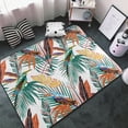 thumbnail image 3 of Area Rugs For Living Room Decor - Colorful Bird Palm Leaves Anti Slip Throw Washable Rugs 3x5 For Bedroom, Soft Indoor Carpet For Bedroom Living Room 60x39In, 3 of 5