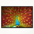 thumbnail image 2 of Designart - Danse du Paon - Photographie d'Animaux Art Encadré sur Toile, 2 of 4