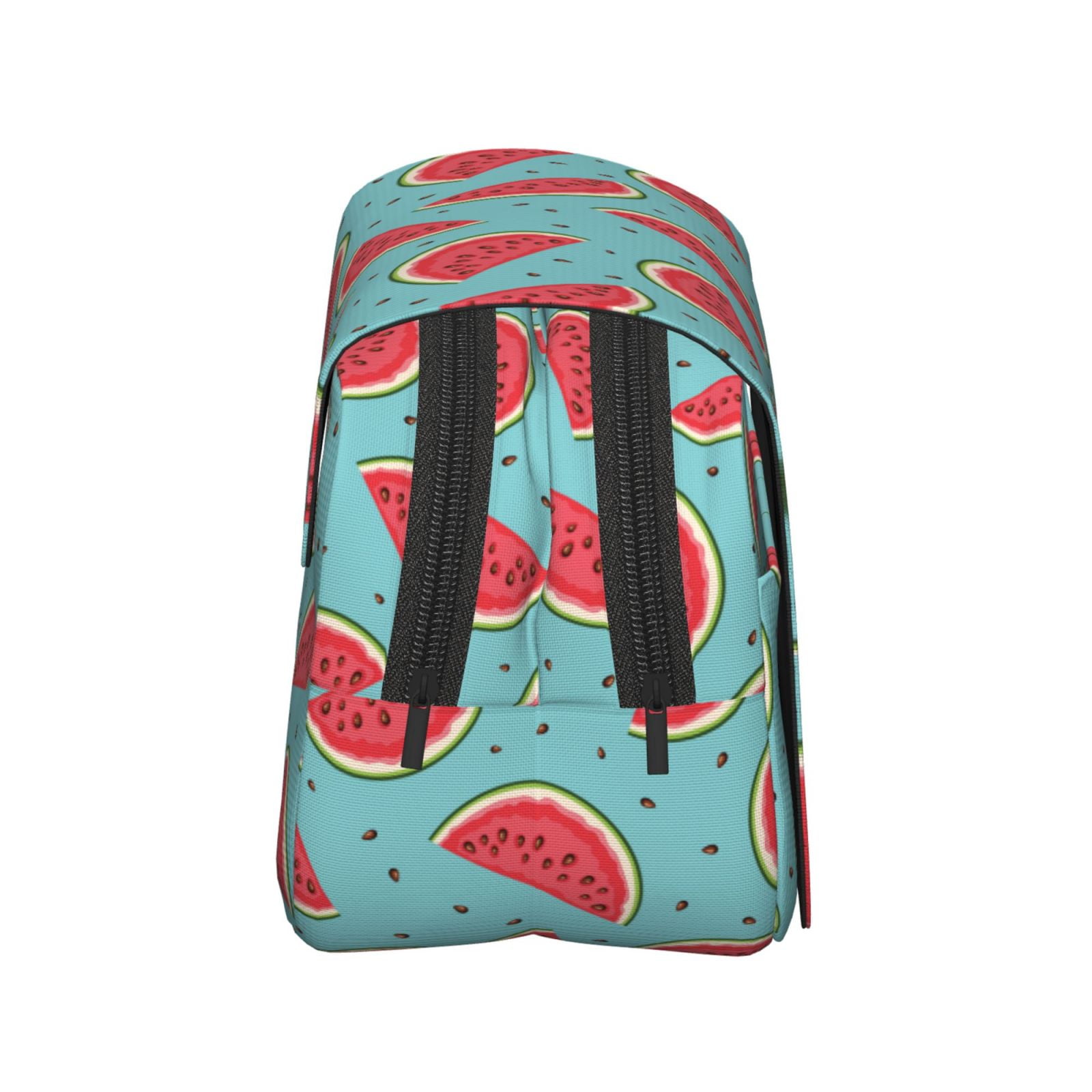 Rateoe Watermelon Pattern Double Clamshell Pen Case, Storage Organizer with Two Zipper Compartments– Holds Up to 50 Pencils & Pens