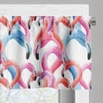 thumbnail image 3 of Ambesonne Flamingo Window Valance, Watercolor Pastel Birds, 54" X 18", Multicolor, 3 of 5