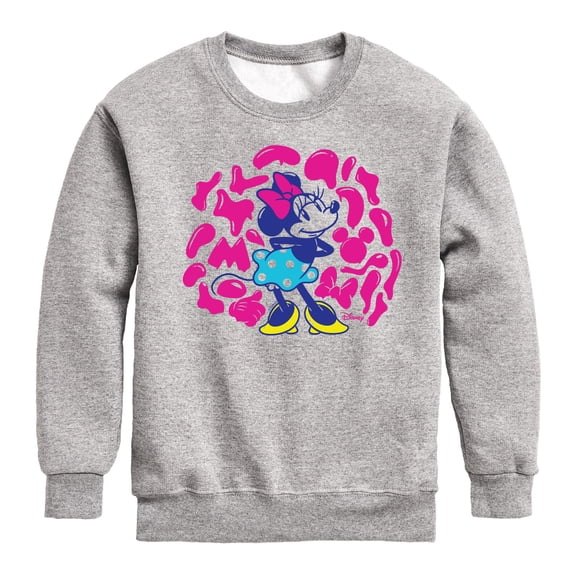 Disney - Minnie Dripped Out - Youth Crewneck Fleece Sweatshirt