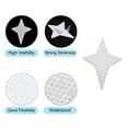 thumbnail image 4 of Uxcell Reflective Stickers, 12 Pack 2.87 x 2.17 Inch Adhesive High Visibility Night Safety Tape Reflector, Silver Tone, 4 of 5